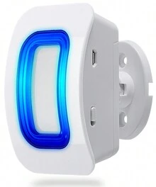 Fosmon WaveLink Motion Sensor For Wireless Motion Sensor Door Chime - White - 1 Pack - White - View 1