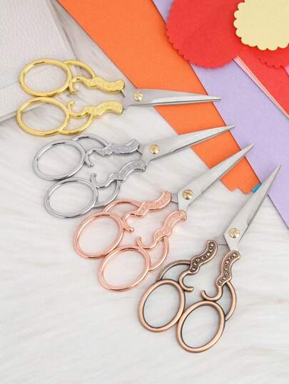 裁縫刺繡剪刀,防鏽鋼古董細尖剪刀,適用於藝術手工藝術,針織,手工藝diy工具,線切割器