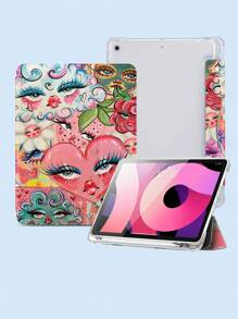 Clouds 保护套兼容 iPad 10.2 英寸 2021/2020 iPad 第 9/8 代，兼容三星 Galaxy Tab A8 10.5 英寸 2022，兼容华为 Matepad 10.4/Tab 保护套，带笔架，支持自动睡眠/唤醒盖 - 彩色 - 查看 2