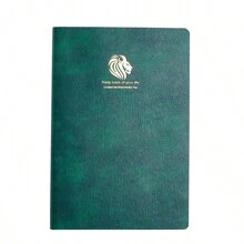 1 peça A5 capa de couro macio caderno em branco sem data com etiqueta adesiva planejador, cronograma semanal, material escolar, volta às aulas