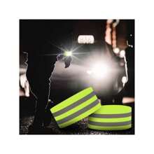 Reflect Straps For Night Walking Cycling Running Safety Reflector Tape Reflective Bands For Wrist Arm Ankle Leg High Visibility - Multicolor - View 4