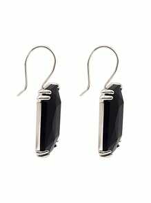 Gemshine Oorbellen BLACK EMERALD