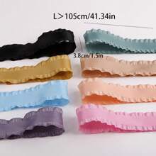 经典厚褶边丝带 DIY 蝴蝶结发饰服装高密度波浪边缎带 - 多色 - 查看 5