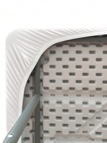 1/2 قطعة مفرش طاولة مستطيل قابل للغسيل، مناسب للحفلات الخارجية والتخييم، قابل للطي، مفرش طاولة مرن، من قماش بولي إستر متين، لديكور المنزل، المقاس 4 قدم/6 قدم/8 قدم