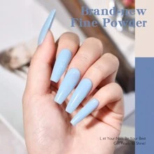 Ensemble de poudre trempée NOCIS, 6 couleurs rose, jaune, violet, vert, bleu pour le printemps et l'été. Ensemble de poudre trempée pour manucure Nail Art DIY salon à domicile, Cadeau pour femmes, sans besoin de lampe à ongles