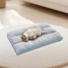 Large Dog Bed Plaid Velvet Removable Dog Mat Cat Nest Suitable For Large Medium Small Dog Cat, Indoor Home Outdoor Car Cushion, Oeko-Tex & Sedex Certified Bedding Factory Origin, Spring/Summer - Multicolor - View 10