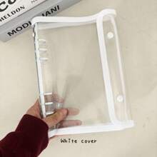 A5 Binder Double-Buckle Cover, 10pcs Refill Sleeves Bags, DIY Loose Leaf Photo Collect Book, Kpop Organizer Holder,Back To School,School Supplies