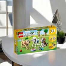 31137/40725  LEGO Creator 3 In 1 Adorable Dogs Building Toy Set, Gift For Dog Lovers, Featuring Dachshund, Beagle, Pug, Poodle, Husky,Cherry Blossom - Building Toy For Kids, Girls & Boys,Stocking Stuffer And Gift Idea For Christmas - 混合色 - 查看 2