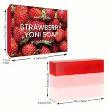 Body Wash Soap Strawberry Mint Body Soap Body Care Strawberry Scented Soap For Long-Lasting Fragrance And Gentle Cleaning