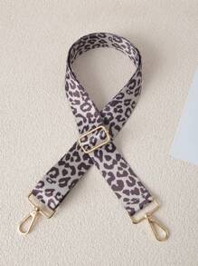 豹纹可调节替换肩带，时尚豹纹包包配件 DIY - 彩色 - 查看 3