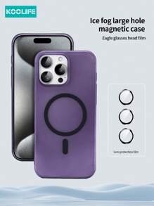 Przezroczysty fioletowy + folia na soczewkę