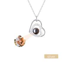 Customizable Fashionable Photo Pendant Necklace, Suitable As Valentine's Day, Birthday Gift