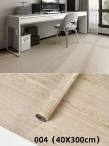 1 Roll 3 Meters X 1.5MM Thick Self-Adhesive Wood Grain Tile Wall Stickers, Easy To Install, Waterproof, Wear-Resistant, Suitable For Floor, Wall, Furniture Renovation, Home Decor, Wood Texture Design, Peel And Stick Wallpaper, House Decor, Room Decor, School Supplies, Seasonal, Christmas, Thanksgiving, Gifts. The Width May Have A Slight Deviation. - Multicolor - View 13