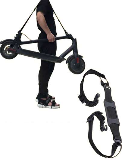 1 st axelrem för elscooter/hopfällbar cykel, multifunktionell och kraftig bärrem