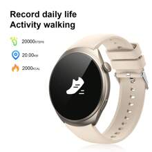 Hot 1pc Unisex Silicone Strap Smartwatch With Calling, Pedometer, Calorie Tracking, Multiple Sports Modes, Distance Tracking, Alarm, Incoming Call & Message Alerts, 1.5" HD Full-Screen Touch For Android & IOS Phones