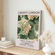 1 件 Liberty London 风格现代帆布艺术印刷品 - 无框墙壁装饰，适用于客厅和卧室 - 彩色 - 查看 7