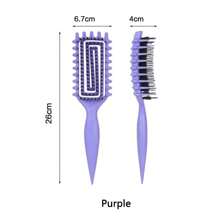 2025 新款时尚发刷，顺发刷，顺发刷，适用于女性男性卷发细长短湿干发，专业美发工具，快速吹干，发刷，梳子，美发工具，美发产品和配件，适用于理发沙龙美容旅行必需品