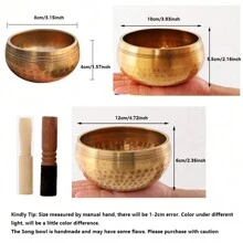 Singing Bowls Set~Meditation Sound Bowl For Yoga, Meditation, And Spiritual Healing. Hand Beaten Hammering Singing Bowls For Sound Healing Birthday Plates Kitchen Accessories Kitchen Decor Table Tray Trays Fruit Tray Tray Decor Gifts Graduation