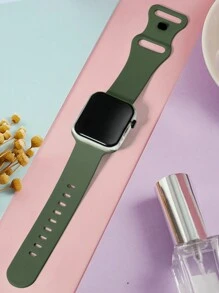 Kids Square Colorful Lighting Electronic Watches, Sports E-Watch Suitable For Daily Life & Gift-Giving - Army Green - View 3