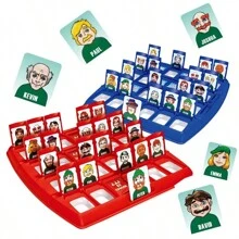 Gioco da tavolo "Chi è? Persone e animali domestici | Gioco di indovinelli"