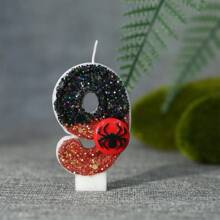 Creative Number Spiral Candles 0-9, Cute Handcraft Birthday Candles Decor - Light Pink - View 14