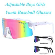 Gafas de béisbol de moda para jóvenes y adolescentes, gafas deportivas para exteriores para softbol, correr, senderismo, bicicleta, ciclismo, fútbol, para hombres y mujeres con rostros estrechos - DY - Ver 9