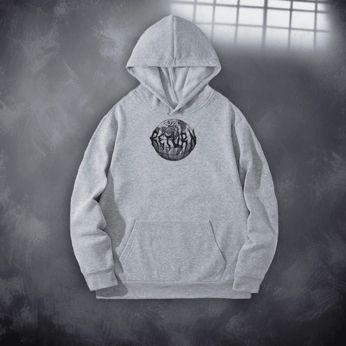 Atlas Oversize Sweatshirt Urban Fashion - Grey - View 1