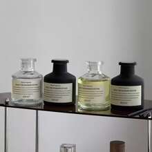 1Set (1 Bottle Fragrance Oil + 4pcs Diffuser Sticks) Flameless Home Fragrance Oil Room Diffuser Set For Long-Lasting Aroma, Suitable For Bedroom, Bathroom, Living Room, Etc. Gifts Birthday Graduation