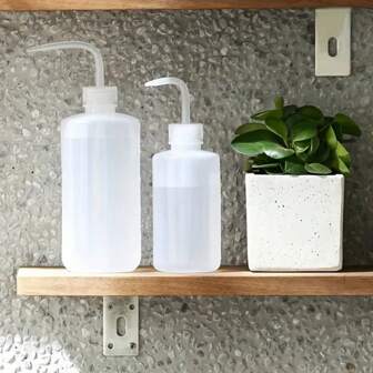 1 件装浇水瓶，挤压式浇水壶，多肉植物花卉浇水瓶，挤压瓶，塑料弯嘴洗水瓶，盆栽尖嘴浇水壶