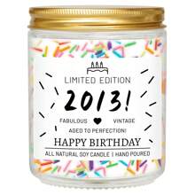 A Particular Year Birthday Gift Scented Soy Wax Candle In A Jar, 18th Birthday Gifts For Girls Women Daughter Sister BFF Friends, Relaxing Stress-Relieving Smokeless, Fun Unique Personalized - Multicolor - View 17