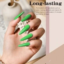 NOCIS 6 BOX/SET Neon Dip Powder Nails - Vibrant Colors For Day & Night, No Lamp Needed, Gel-Like Finish, Smooth & Even Application Acrylic Press On Nails