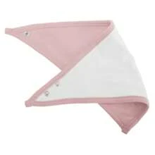 Babybugz Baby Plain Bandana Bib (White/Powder Pink) - 100% Cotton - 白色 - 查看 1