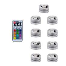 Battery Powered Small Led Lights, Mini LED Lights With Remote Control, 13 Colors And 4 Color Changing Modes Tea Lights For Wedding, Party, Christmas Decorations, Birthday Decorations, Halloween Decorations, Small Night Lights For Paper Lanterns Decor, Mini Pumpkin Lights For Inside Pumpkin