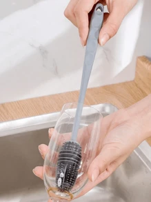 360 度清洁能力：1 个硅胶杯刷，轻松去除茶渍、厨房、浴室、家居、家居用品 - 彩色 - 查看 7