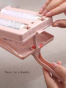 1pc Dual Roller Cleaning Brush, Carpet Cleaning Brush, Multi-Functional Dust Remover Brush