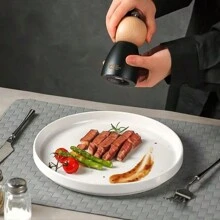Kawashima Beef Steak Plate, White Ceramic Lightweight Luxury Tableware, Home Dinner Plate, Pasta Dish, Breakfast Plate