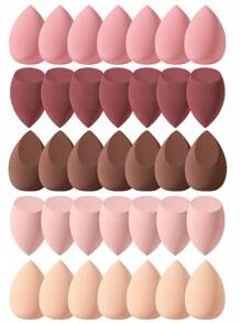 50 Stücke/Set Make-up Schwamm Set, Make-up Blender, professionelle Make-up Blending Schwämme Großhandel, weiche Abdeckungs-Schwämme, Makeup-Tools für Foundation, Puder, Toner