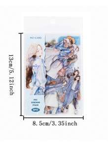 1 Pack 30pcs Urban Casual People DIY Decor Collage Scrapbooking Stickers Back To School - Multicolor - View 2