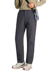 TECTOP Women Hiking Pants Thermal Lined Waterproof Hiking Insulated Softshell Pants Slim With Pockets Outdoor