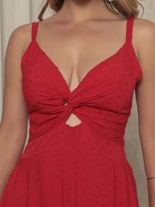 Popcorn Long Dress #2 - Rojo - Ver 4