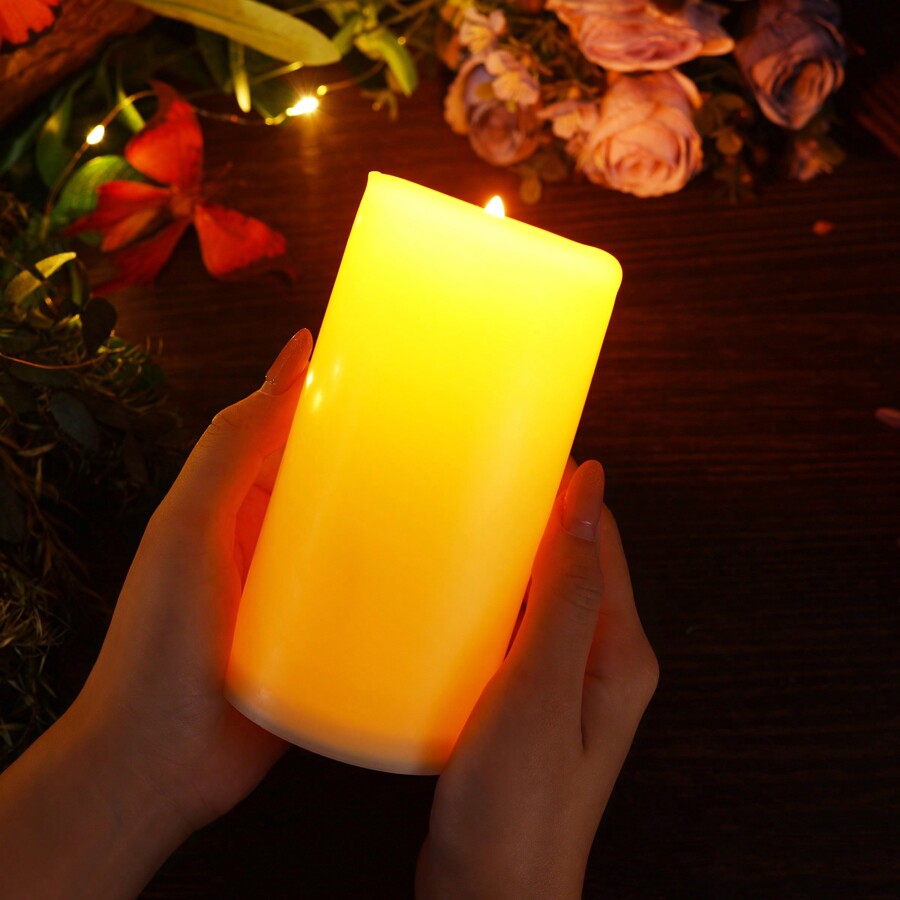 1pc personalized commemorative led candles customized photos and names