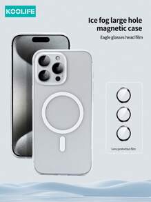 Koolife 1 szt. Czysty PC, przyjazny dla skóry, ultracienki, antypoślizgowy, antyżółknący, magnetyczny pokrowiec na telefon, przywracający wrażenie gołego telefonu, kompatybilny z 17 ProMax/17/17 Pro/17 Air/16/16 Pro/16 Plus/16 ProMax/11/12/13/13 Pro/14 Plus/15 ProMax