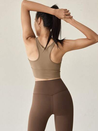 Sports BH Fixed Shock Absorbing Yoga Vest Running Training Fitness view 4