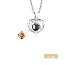 Customizable Fashionable Photo Pendant Necklace, Suitable As Valentine's Day, Birthday Gift