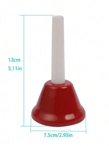 1 pieza Xilófono de colores con sonaja, instrumento musical de percusión, juguete musical educativo Orff para el desarrollo temprano de los niños - Multicolor - Ver 4