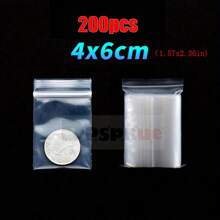 200pcs PE Self Sealing Bags Diamond Painting Diamond Accessories Plastic Bag Plastic Vacuum Bag Transparent Self Adhesive Seal Bag Gifts Packaging Bag Multifunctional Tool Perfect For DIY Artists And Crafters - Clear - View 5