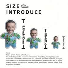 1pc Customized Photo Plush Cushion/Pillow - Soft PP Cotton Filled, Double-Sided Printing, Hawaiian Shirt Design, Beautiful Holiday Or Anniversary Gift For Parents Or Partner, Unique Home Decor, Hand Washable.