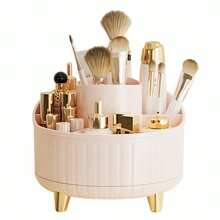 360° Rotating Makeup Brush Holder 8988-Random Color - Multicolor - View 3