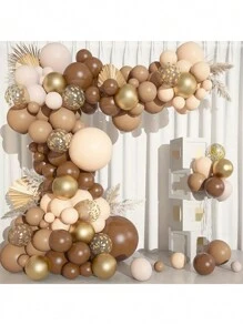 30个12英寸复古咖啡棕色气球适用于新娘送礼会生日派对用品毕业典礼订婚婚礼装饰Globos返校情人节 - 駝色 - 查看 3