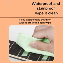 1pc Guitar Fretboard Sticker, ABS Material Snake/Magnolia/Rattan Flower Design, No Trace Adhesive, Micro-Nano Coating For Repeated Use, Cool Snake Print, Great Christmas Gift For Guitarists - Multicolor - View 4